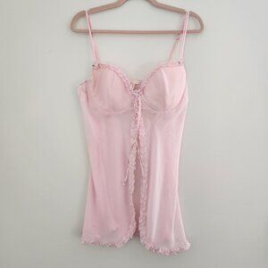 Vintage Pale Pink Cerie Lingerie Top